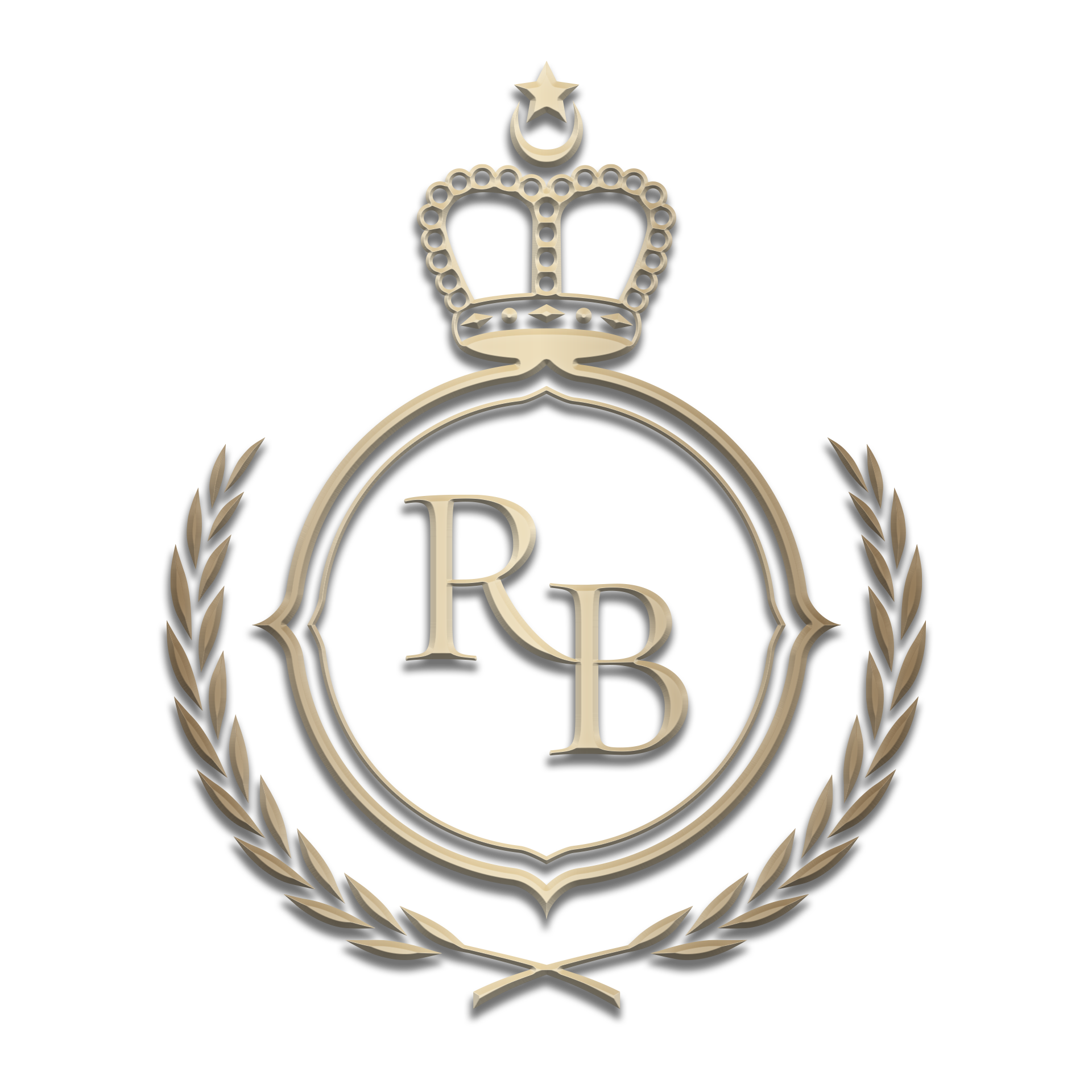 Logo Royal Fund with letters RF inside a crown and laurel circle – part of the RCCG Group, Royal Fund is a regulated investment platform uniting entities worldwide, focused on strategic investments, portfolio diversification and sustainable growth.